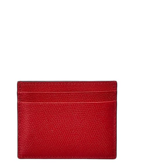 Valentino Vlogo Leather Card Holder - Picture 2 of 3